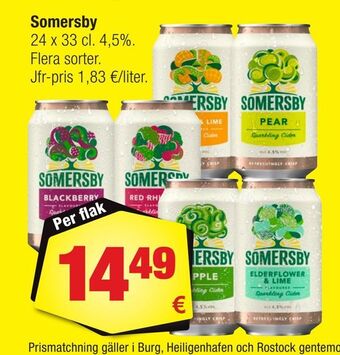 Calle Somersby erbjuda