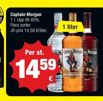 Calle Captain morgan erbjuda
