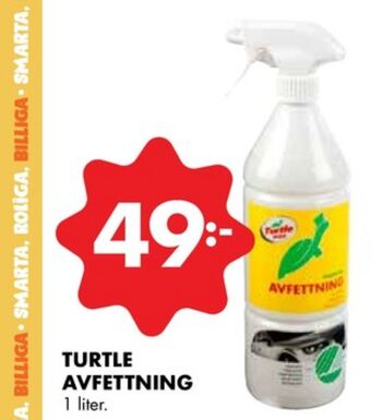 ÖoB Turtle wax avfettning erbjuda