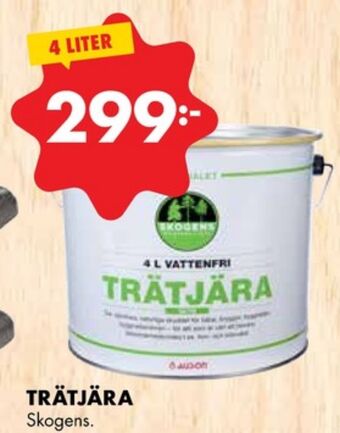ÖoB Skogens trätjära erbjuda