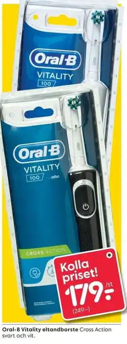 Rusta Oral-B Vitality eltandborste erbjuda