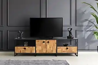 Furniturebox Safali tv-bänk 180 cm antracit erbjuda