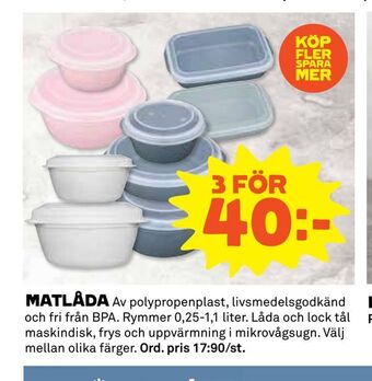 Coop Daglivs Matlåda erbjuda