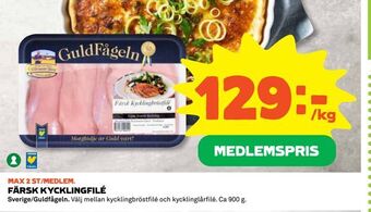 Coop Daglivs Färsk kycklingfilé erbjuda