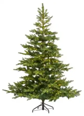 Julgran 210 cm med micro led-belysning och timer