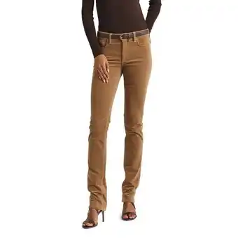 Åhléns Stretch corduroy mid-rise straight pant erbjuda