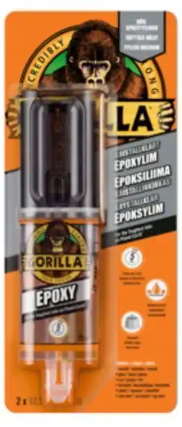Gorilla epoxy lim, 25 ml