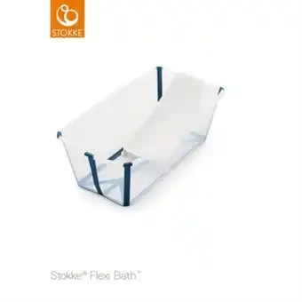 Babyproffsen Stokke flexi bath bundle transparent blue erbjuda