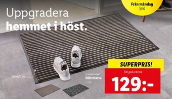 Lidl Dörrmatta erbjuda
