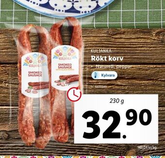 Lidl Rökt korv erbjuda