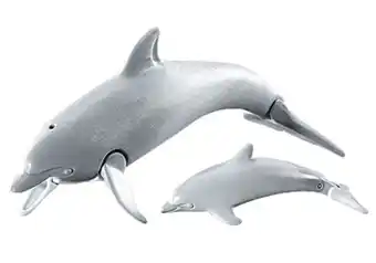 7363 delfin med baby