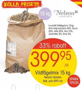 EKO Nelson garden vildfågelfrön erbjuda