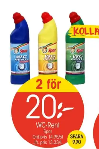 EKO Spar wc rent erbjuda