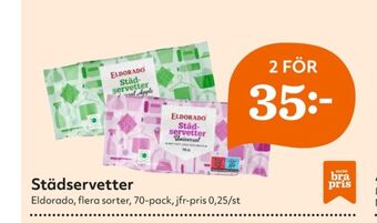 Hemköp Eldorado städservetter erbjuda