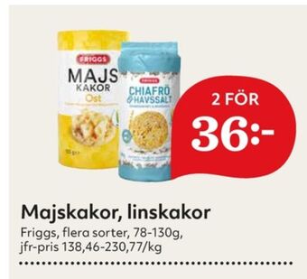 Friggs majskakor