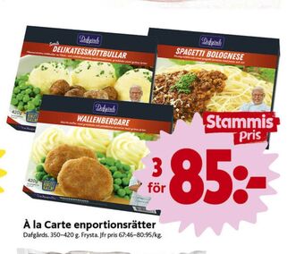 ICA Nära Dafgårds färdigrätter erbjuda