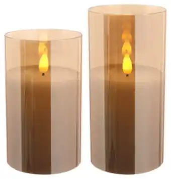 Led-ljus glas 2-pack northlight
