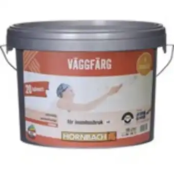 Väggfärg hornbach 20 vit 10l