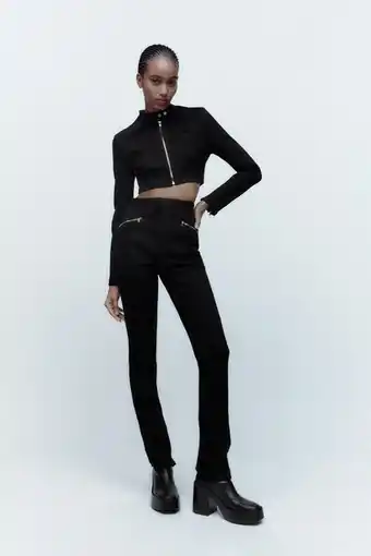 Split skinny trf jeans