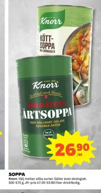Soldatens ärtsoppa soppor