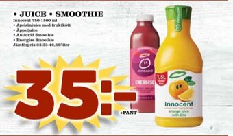 Matdax Innocent juice erbjuda