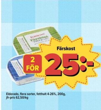 Östenssons Eldorado färskost erbjuda