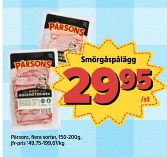 Östenssons Pärsons kalkon erbjuda