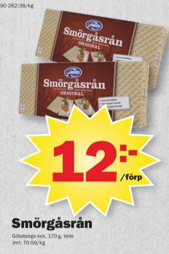 Pekås Göteborgskex smörgåsrån erbjuda