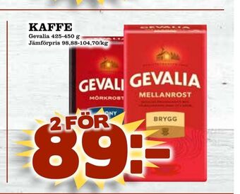 Bonum Matmarknad Kaffe erbjuda
