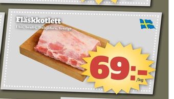 Bonum Matmarknad Fläskkotlett erbjuda