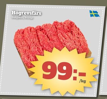 Bonum Matmarknad Högrevsfärs erbjuda