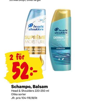 City Gross Schampo, balsam erbjuda