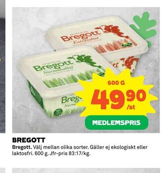 Coop Extra Bregott erbjuda