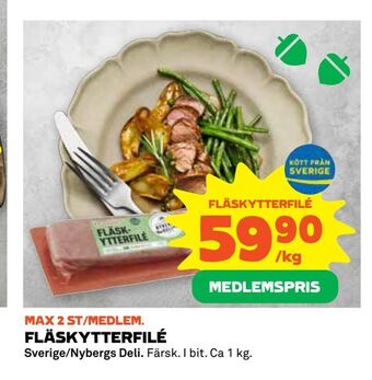 Coop Extra Fläskytterfilé erbjuda