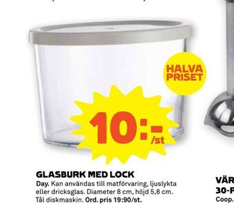 Coop Forum Glasburk med lock erbjuda