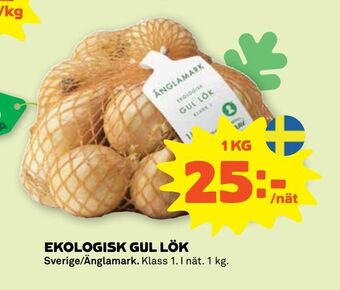 Coop Forum Ekologisk gul lök erbjuda