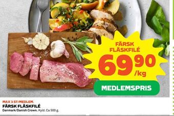 Coop Daglivs Färsk fläskfilé erbjuda