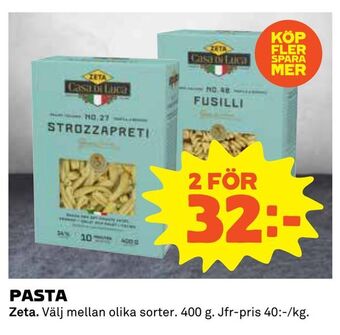 Coop Daglivs Pasta erbjuda