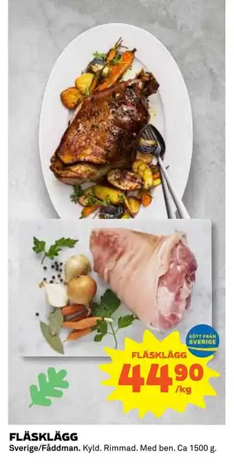 Coop Konsum Fläsklägg erbjuda
