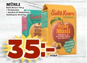 Din Mat Müsli erbjuda