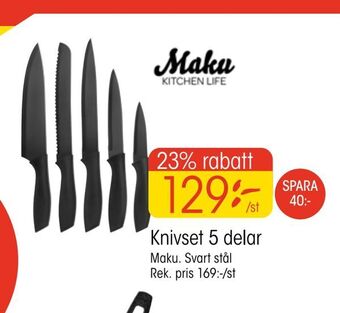 EKO Knivset 5 delar erbjuda