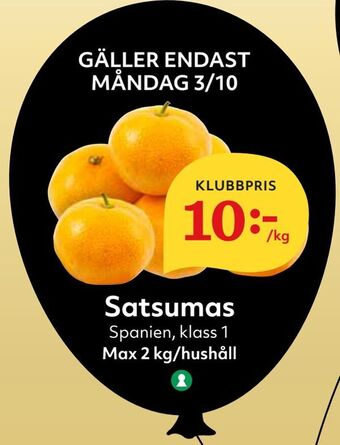 Hemköp Satsumas erbjuda