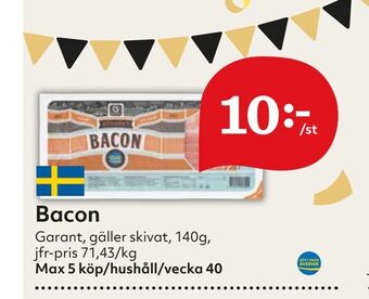 Hemköp Bacon erbjuda