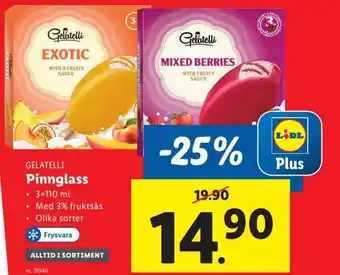 Lidl Gelatelli Pinnglass erbjuda