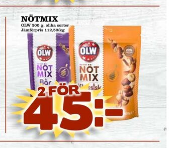 Matdax Nötmix erbjuda