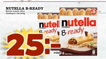 Matdax Nutella b-ready erbjuda