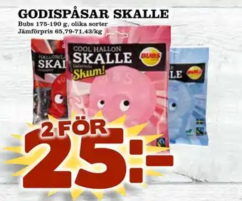 Nelins Godispåsar skalle erbjuda