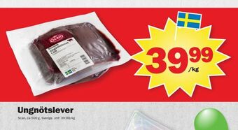 Pekås Ungnötslever erbjuda