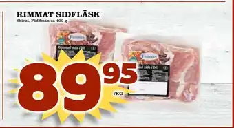 Prisma Mat Rimmat sidfläsk erbjuda