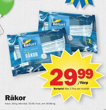 Pekås Räkor erbjuda